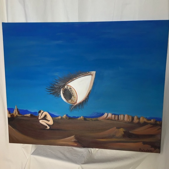 LThe Eye acrylic on canvas - Picture 12 of 16